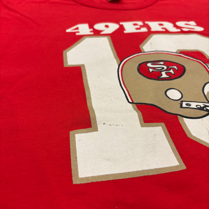 80's Champion チャンピオン トリコタグ NFL サンフランシスコ 49ers フットボールTシャツ 赤 (L) /A7563T-SO
