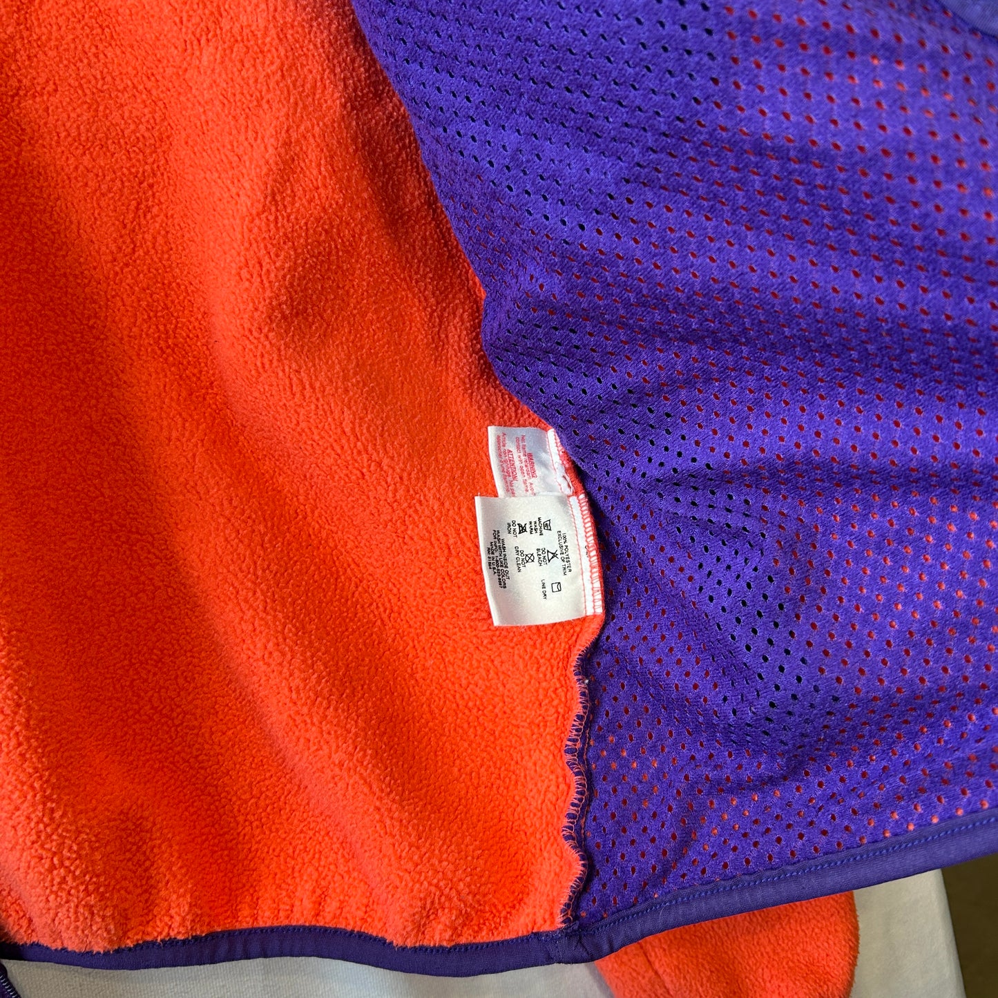 90's Patagonia パタゴニア シンチラカーディガン ピンク/パープル (XL)/A9389F-SO