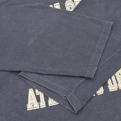 80's Champion チャンピオン トリコタグ PENN STATE カレッジ 七分袖 フットボールTシャツ ネイビー (XL) /A7758T-SO