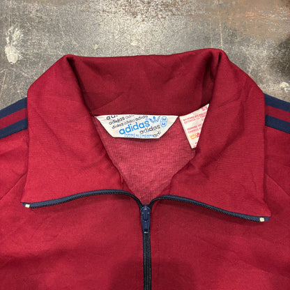 80's  Adidas トラックジャケット  赤、ネイビー、グレー M /A5997J-SO