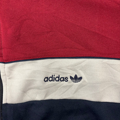 80's  Adidas トラックジャケット  赤、ネイビー、グレー M /A5997J-SO