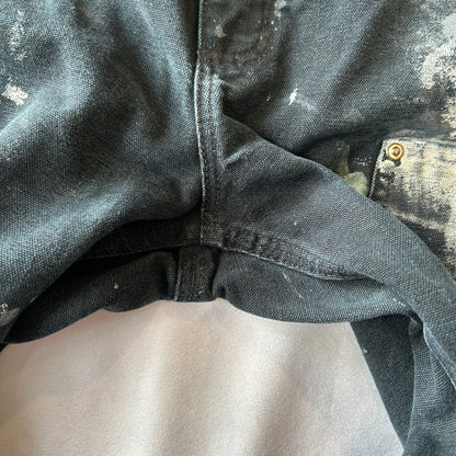 Carhartt カーハート ダブルニーワークパンツ ペンキ USA製 Loose Fit ブラック(36×30)/C0930P-SO