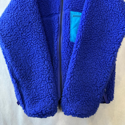 80's Patagonia パタゴニア レトロパイルジャケット カーディガン フリース コバルト (S)/A9275F-SO