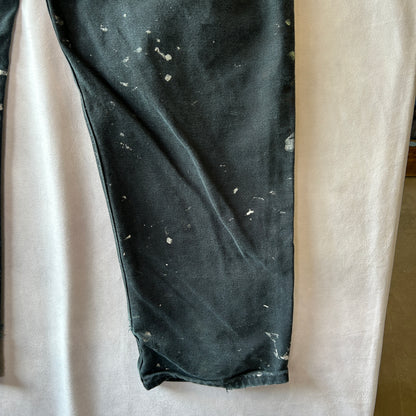 Carhartt カーハート ダブルニーワークパンツ ペンキ USA製 Loose Fit ブラック(36×30)/C0930P-SO