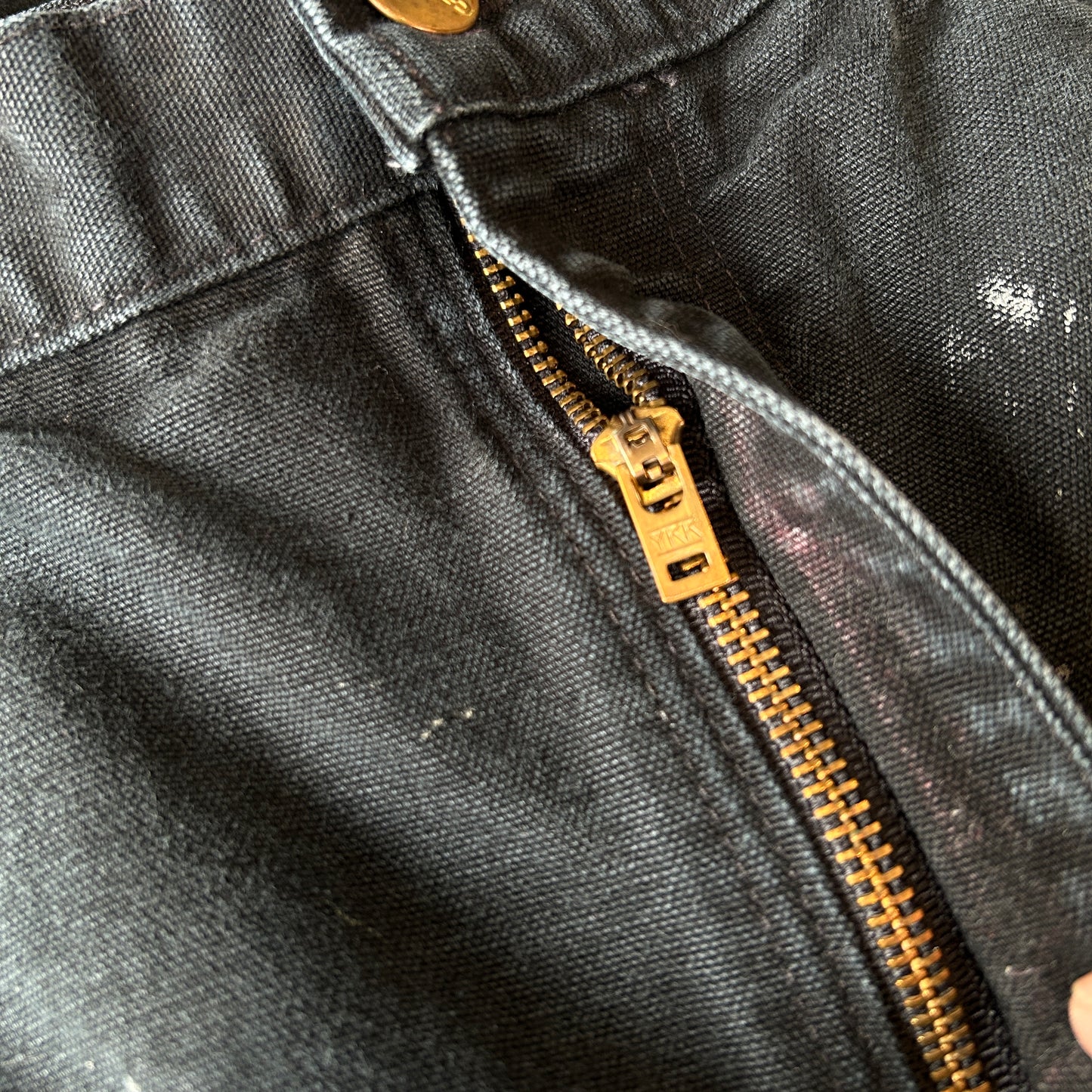 Carhartt カーハート ダブルニーワークパンツ ペンキ USA製 Loose Fit ブラック(36×30)/C0930P-SO