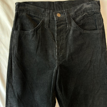 87' Levi's リーバイス 519-1558 コーデュロイパンツ ブラック(29×32)/A0392P-SO