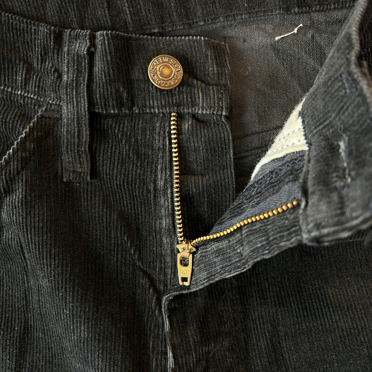 87' Levi's リーバイス 519-1558 コーデュロイパンツ ブラック(29×32)/A0392P-SO