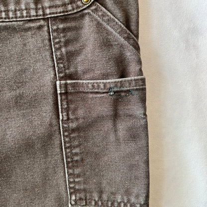 Carhartt カーハート ダブルニーワークパンツ B136 DKB カットオフ ダークブラウン(34×30)/C0931P-SO