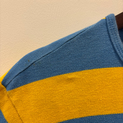 90's Ralph Lauren ラルフローレン ボーダーTシャツ 青・黄色 (M) B2027T-SO