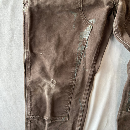 Carhartt カーハート ダブルニーワークパンツ B136 DKB Loose Fit ダークブラウン(34×30)/C0932P-SO