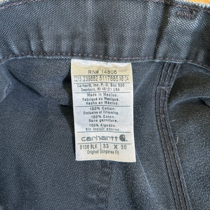 Carhartt カーハート ダブルニーワークパンツ B136 BLK (33×30)/C0929P-SO