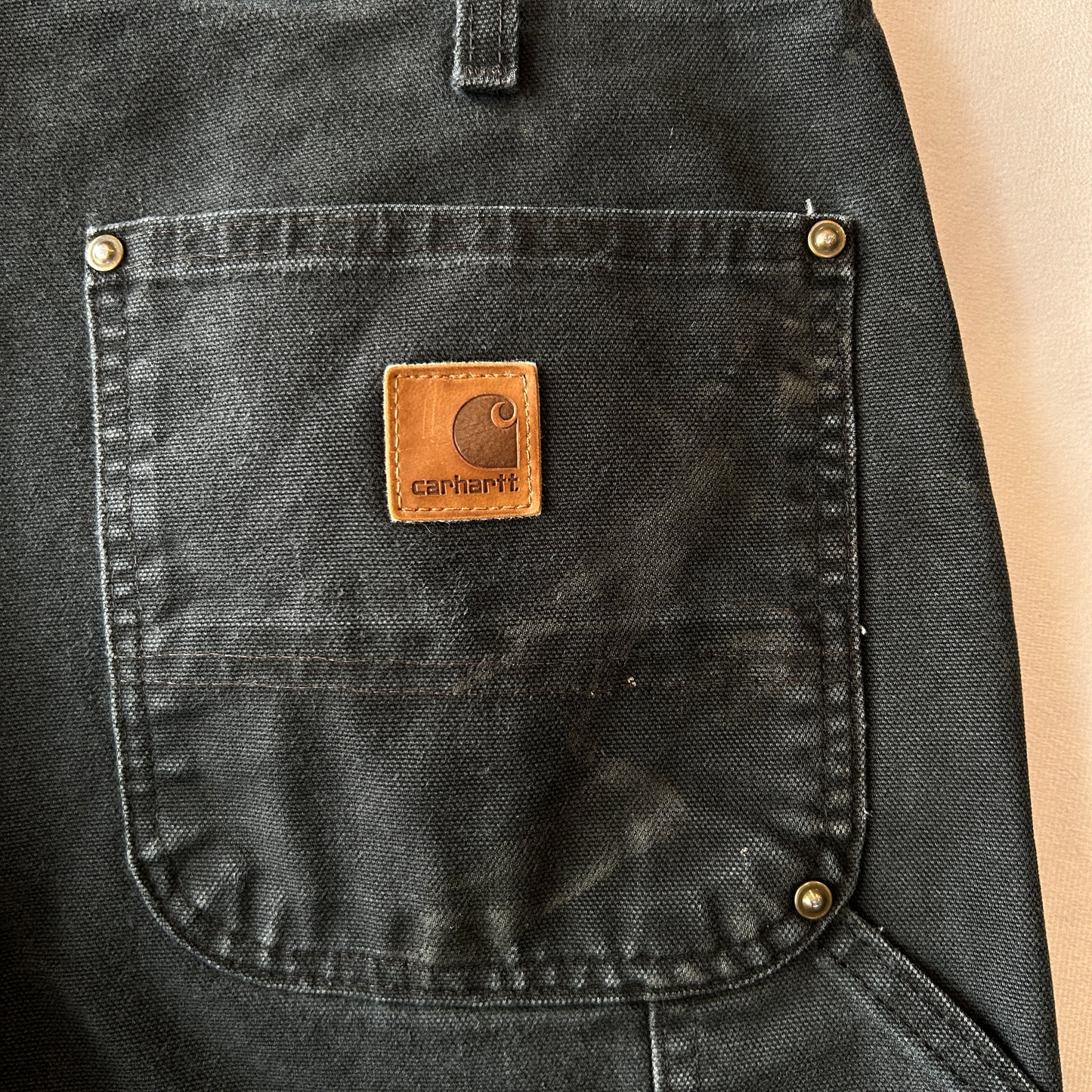 Carhartt カーハート ダブルニーワークパンツ B136 BLK (33×30)/C0929P-SO
