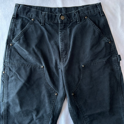 Carhartt カーハート ダブルニーワークパンツ B136 BLK ブラック (33×30)/C0928P-SO