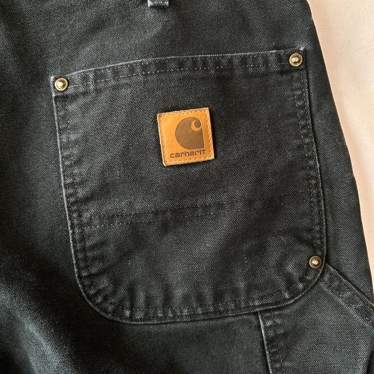 Carhartt カーハート ダブルニーワークパンツ B136 BLK ブラック (33×30)/C0928P-SO