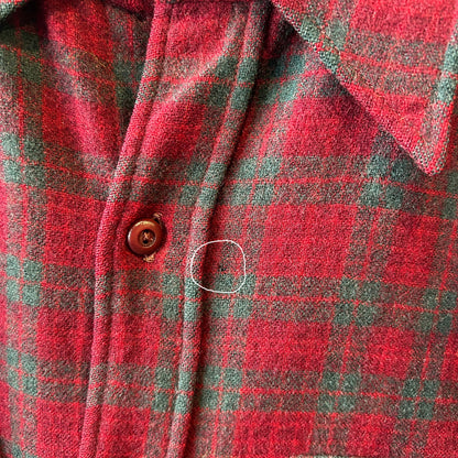 40~50's Pendleton ペンドルトン ウールシャツ レッド・グリーン/A8295SH-SO