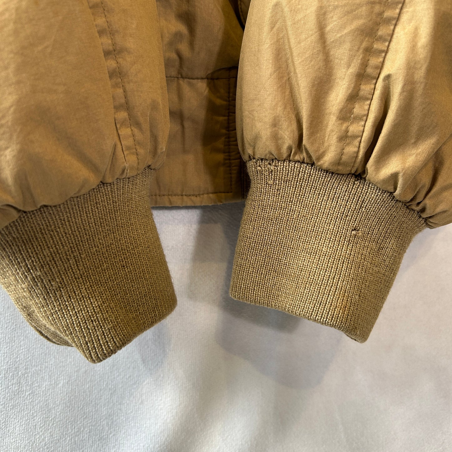90's Polo by Ralph Lauren ラルフローレン A-1タイプ ダウンジャケット ベージュ(L)/A5271J-SO