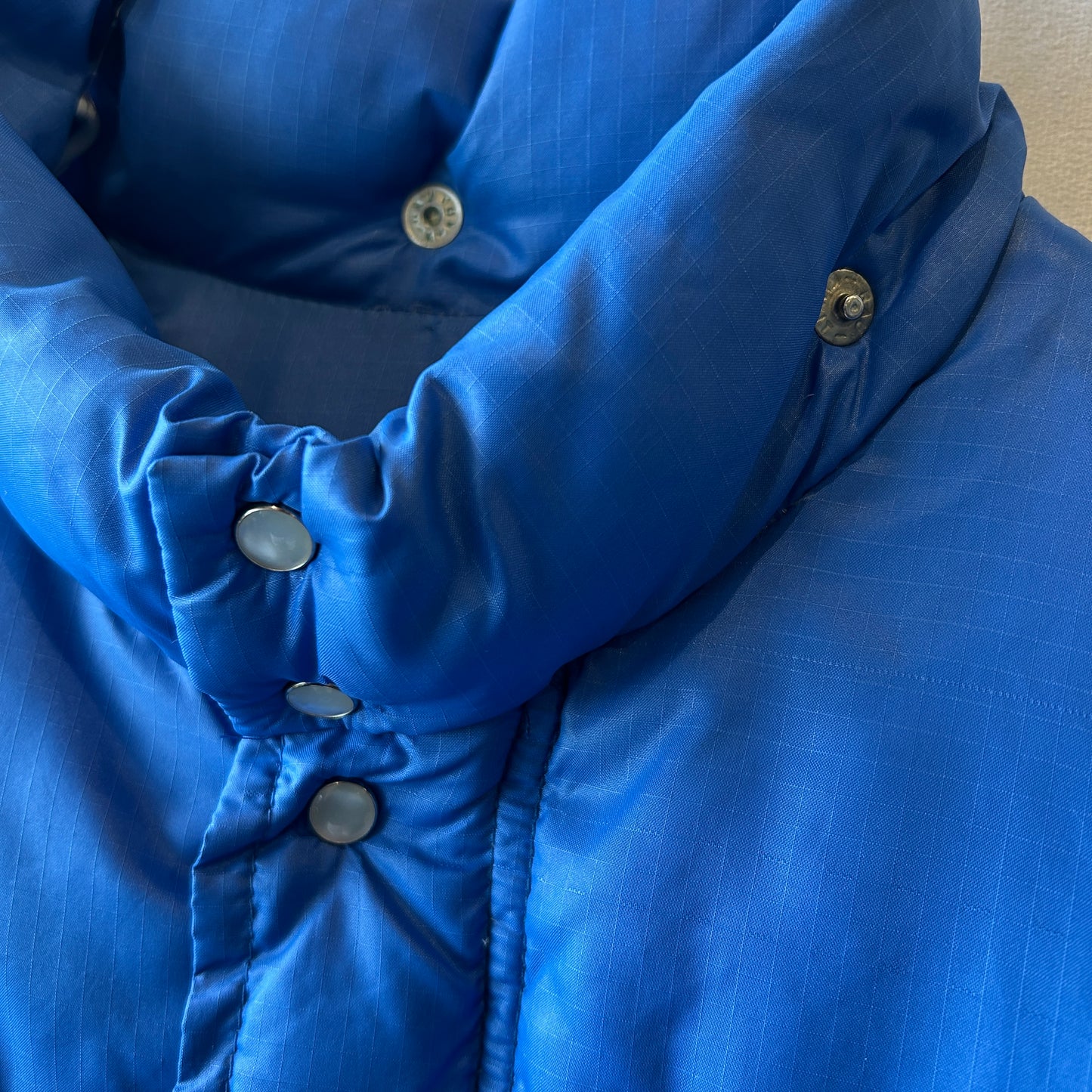 80's PIONEER モンゴメリーワード ナイロンダウンジャケット ブルー/A9868J-SO