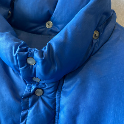 80's PIONEER モンゴメリーワード ナイロンダウンジャケット ブルー/A9868J-SO