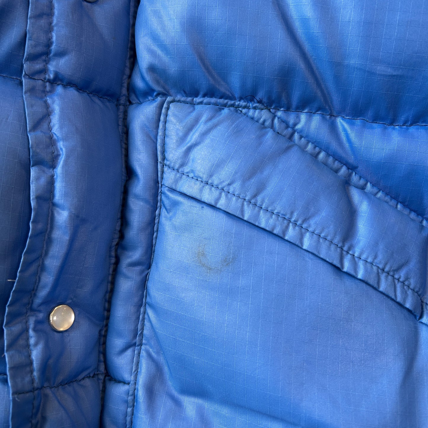 80's PIONEER モンゴメリーワード ナイロンダウンジャケット ブルー/A9868J-SO