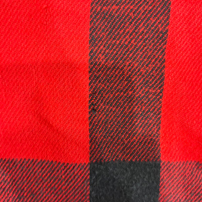 80's ST.JHONES BAY "Big Mac Flannel" フランネルチェックシャツ 赤黒 (L)/B2917SH-SO