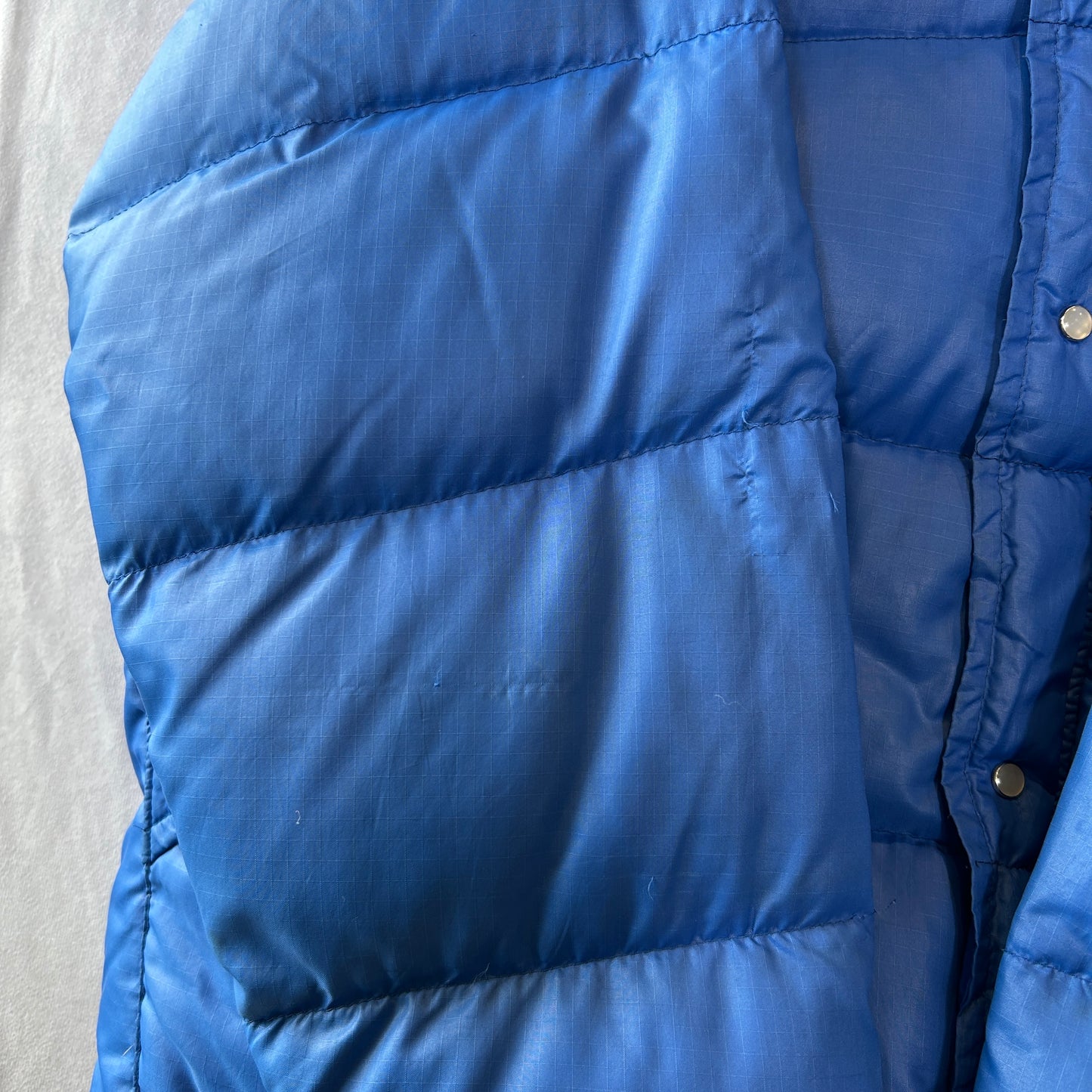 80's PIONEER モンゴメリーワード ナイロンダウンジャケット ブルー/A9868J-SO