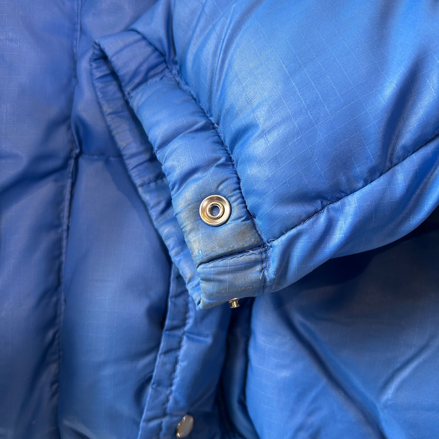 80's PIONEER モンゴメリーワード ナイロンダウンジャケット ブルー/A9868J-SO