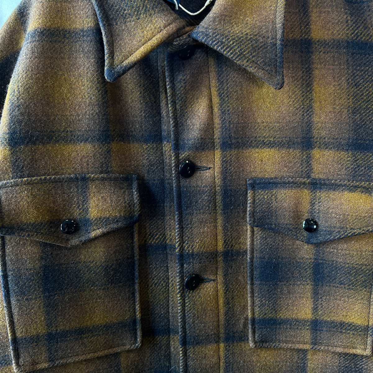 70's Pendleton ペンドルトン ウールジャケット オンブレチェック ブラウン(M)/C1718J-SO