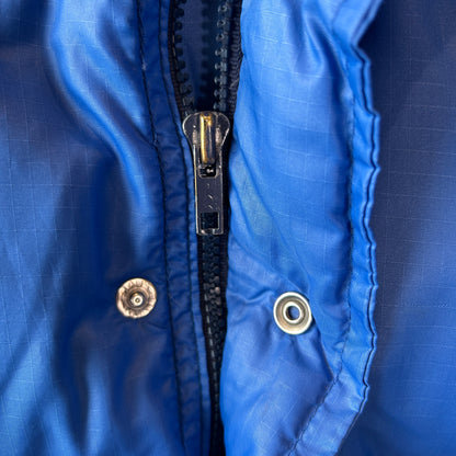 80's PIONEER モンゴメリーワード ナイロンダウンジャケット ブルー/A9868J-SO