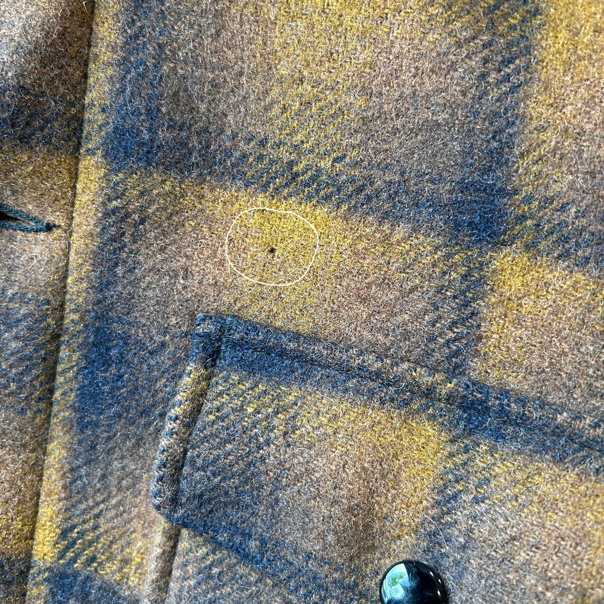 70's Pendleton ペンドルトン ウールジャケット オンブレチェック ブラウン(M)/C1718J-SO