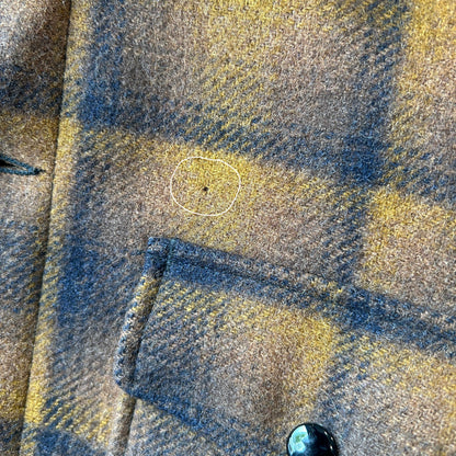 70's Pendleton ペンドルトン ウールジャケット オンブレチェック ブラウン(M)/C1718J-SO