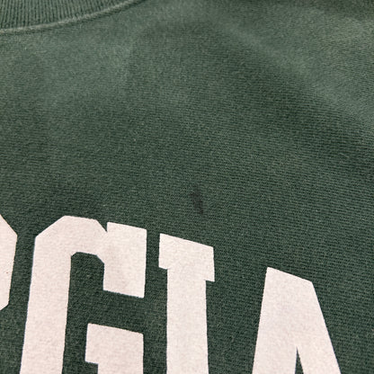 00's champion reverse weave "GEORGIA COLLEGE" チャンピオン リバースウィーブ グリーン (L)/A8089S-SO