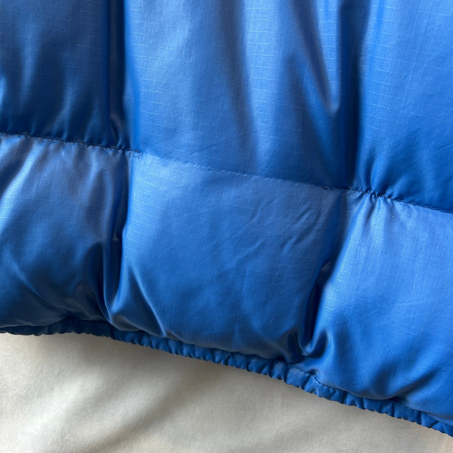 80's PIONEER モンゴメリーワード ナイロンダウンジャケット ブルー/A9868J-SO