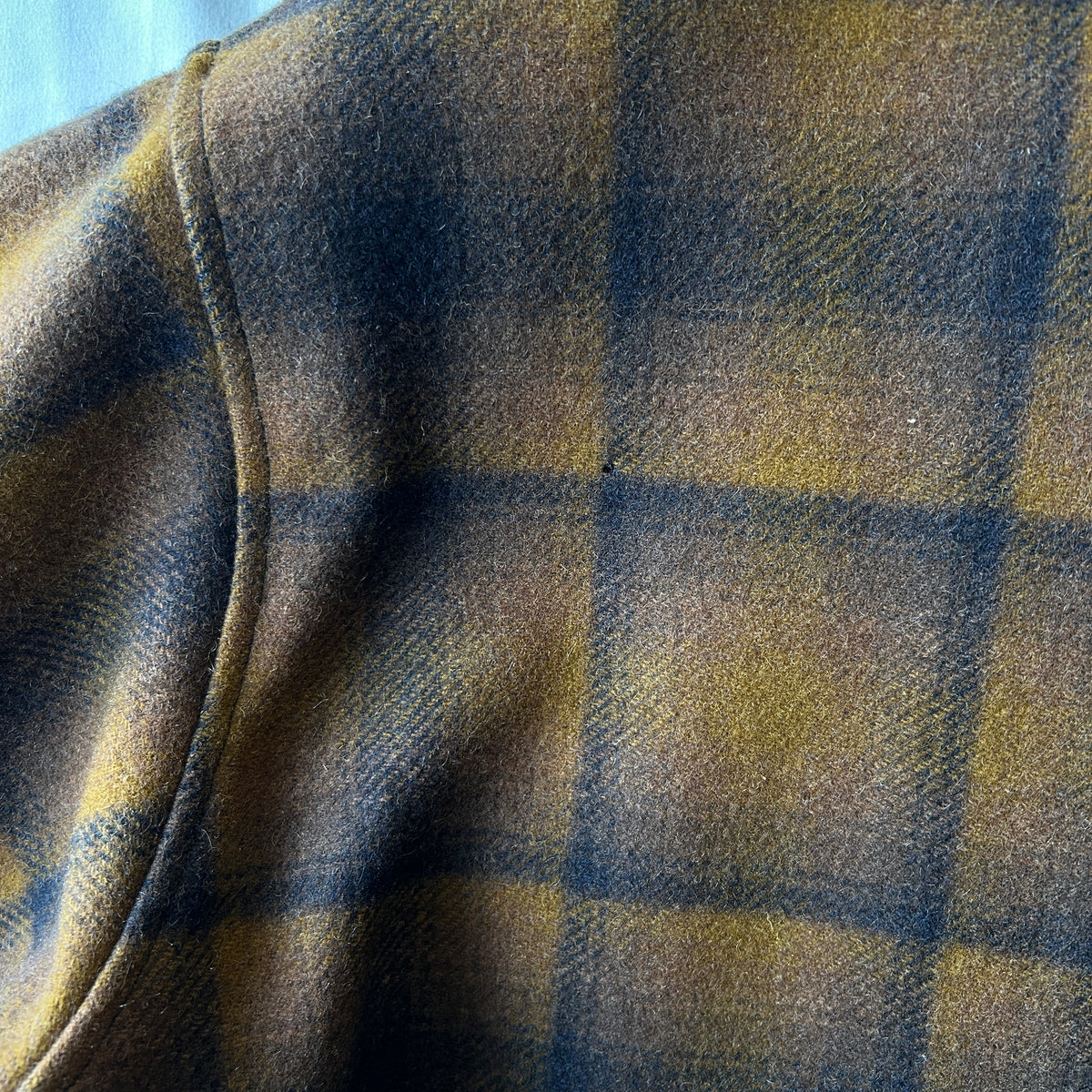 70's Pendleton ペンドルトン ウールジャケット オンブレチェック ブラウン(M)/C1718J-SO