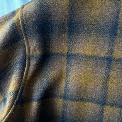 70's Pendleton ペンドルトン ウールジャケット オンブレチェック ブラウン(M)/C1718J-SO