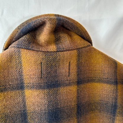 70's Pendleton ペンドルトン ウールジャケット オンブレチェック ブラウン(M)/C1718J-SO