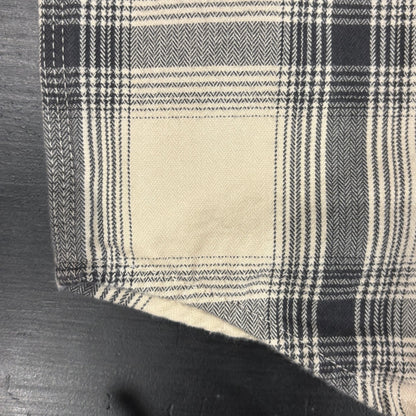 00's Carhartt カーハート フランネルシャツ 白黒灰 (M)/A7948SH-SO