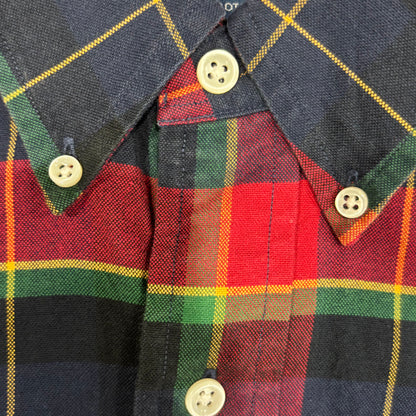 00's Ralph Lauren ラルフローレン チェックシャツ 赤黄緑紺 (XL)/A7669SH-SO