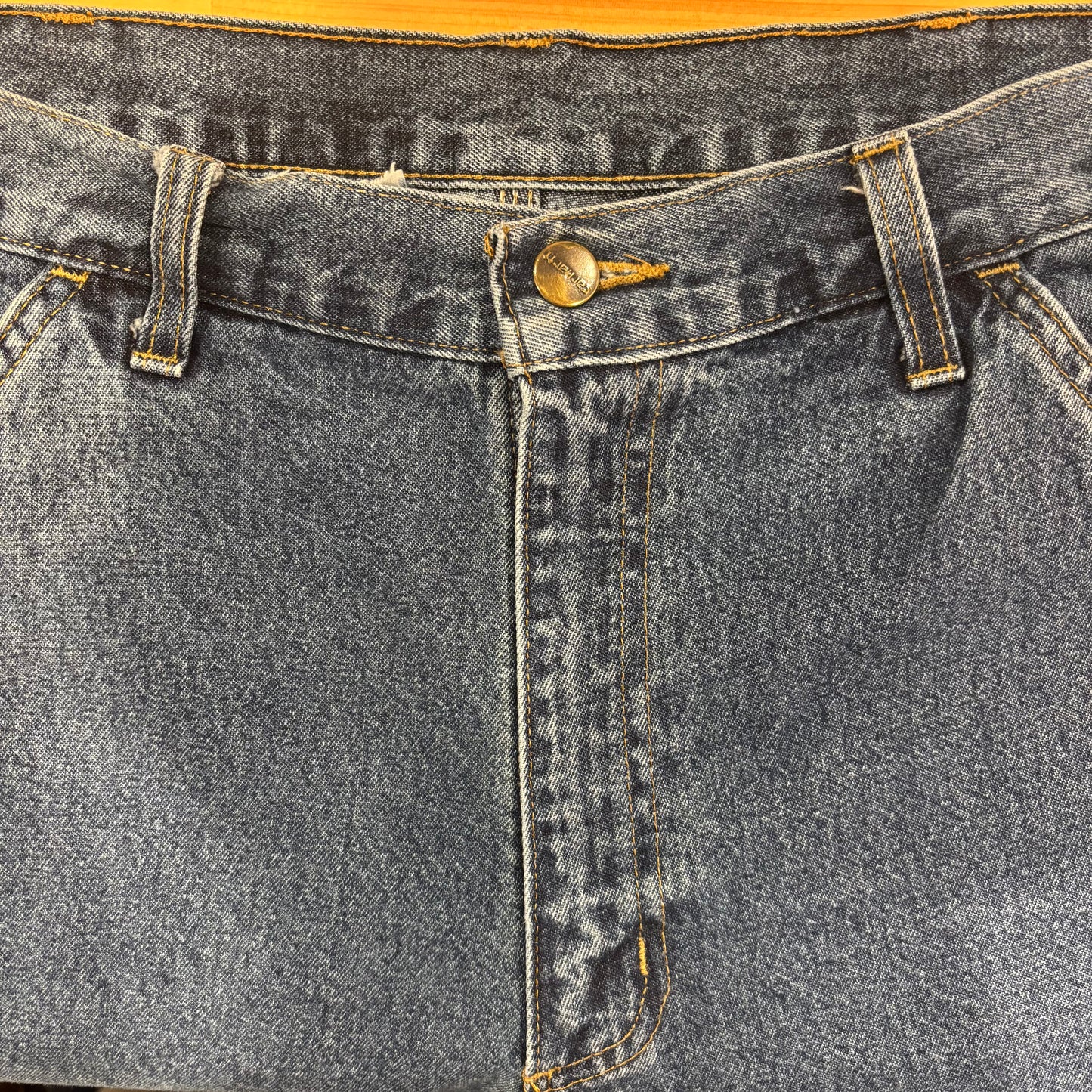 00's Carhartt カーハート  デニムペインターショーツ ハーフパンツ STW  (サイズ不明 W32相当)/A7364P-SO