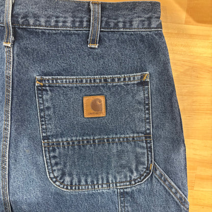 00's Carhartt カーハート  デニムペインターショーツ ハーフパンツ STW  (サイズ不明 W32相当)/A7364P-SO