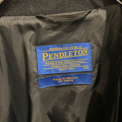90's Pendleton ペンドルトン　High Grade Western Wear ネイティブ柄ウールジャケット 黒赤/A5569J-SO