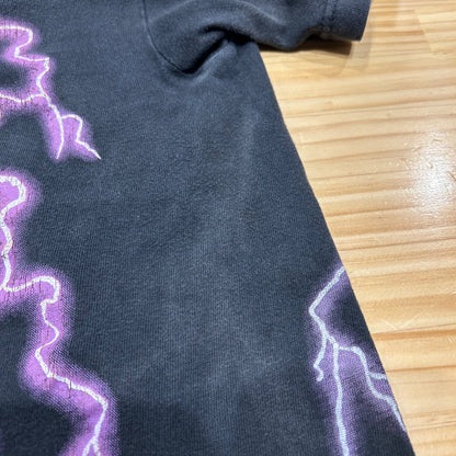 00's THUNDER SPORTSWEAR "FEEL THE WIND" Tシャツ ブラック (L)/A7137T-SO