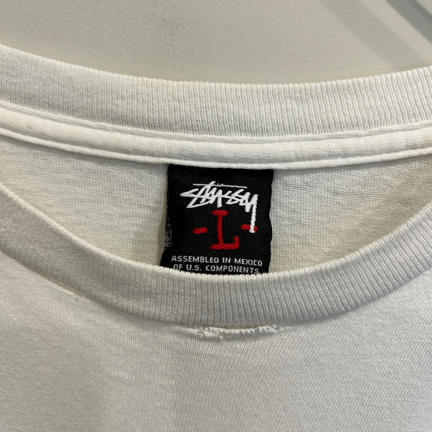 00's Stussy ステューシー World tribe Rags to Riches SSリンクTシャツ 白 (L)/B2085T-SO