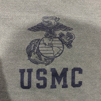 90's Soffe USMC ミリタリースウェット カーキ (L)/A7939S-SO