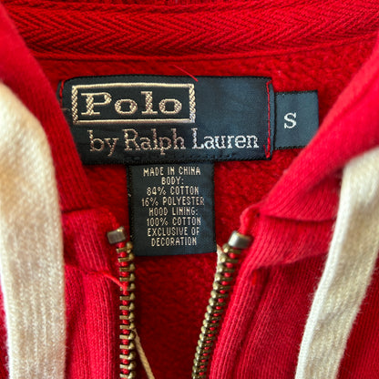 POLO Ralph Lauren ラルフローレン ジップアップフーディー スウェットパーカー レッド(S)/C1722S-SO