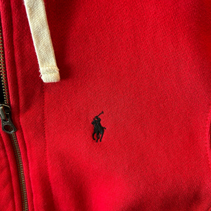 POLO Ralph Lauren ラルフローレン ジップアップフーディー スウェットパーカー レッド(S)/C1722S-SO