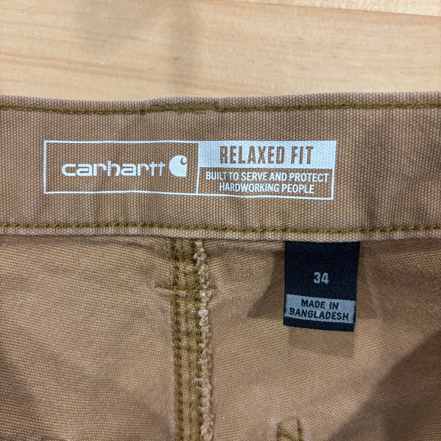 00's Carhartt カーハート Rugged Flex Rigby Short CANVAS WARK SHORT ダック ハーフパンツ B25 Hickory