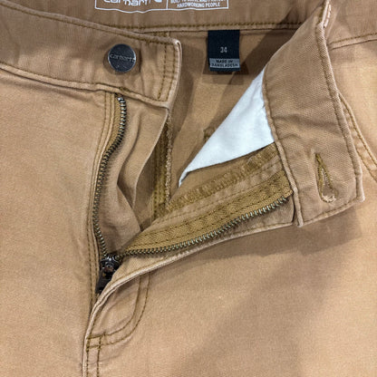 00's Carhartt カーハート Rugged Flex Rigby Short CANVAS WARK SHORT ダック ハーフパンツ B25 Hickory