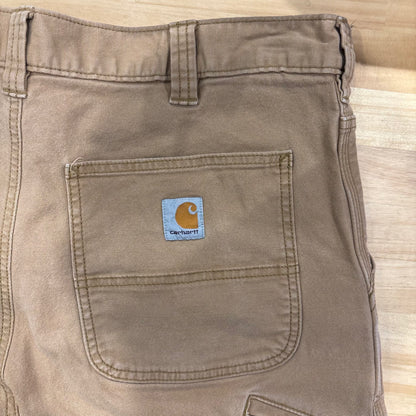 00's Carhartt カーハート Rugged Flex Rigby Short CANVAS WARK SHORT ダック ハーフパンツ B25 Hickory