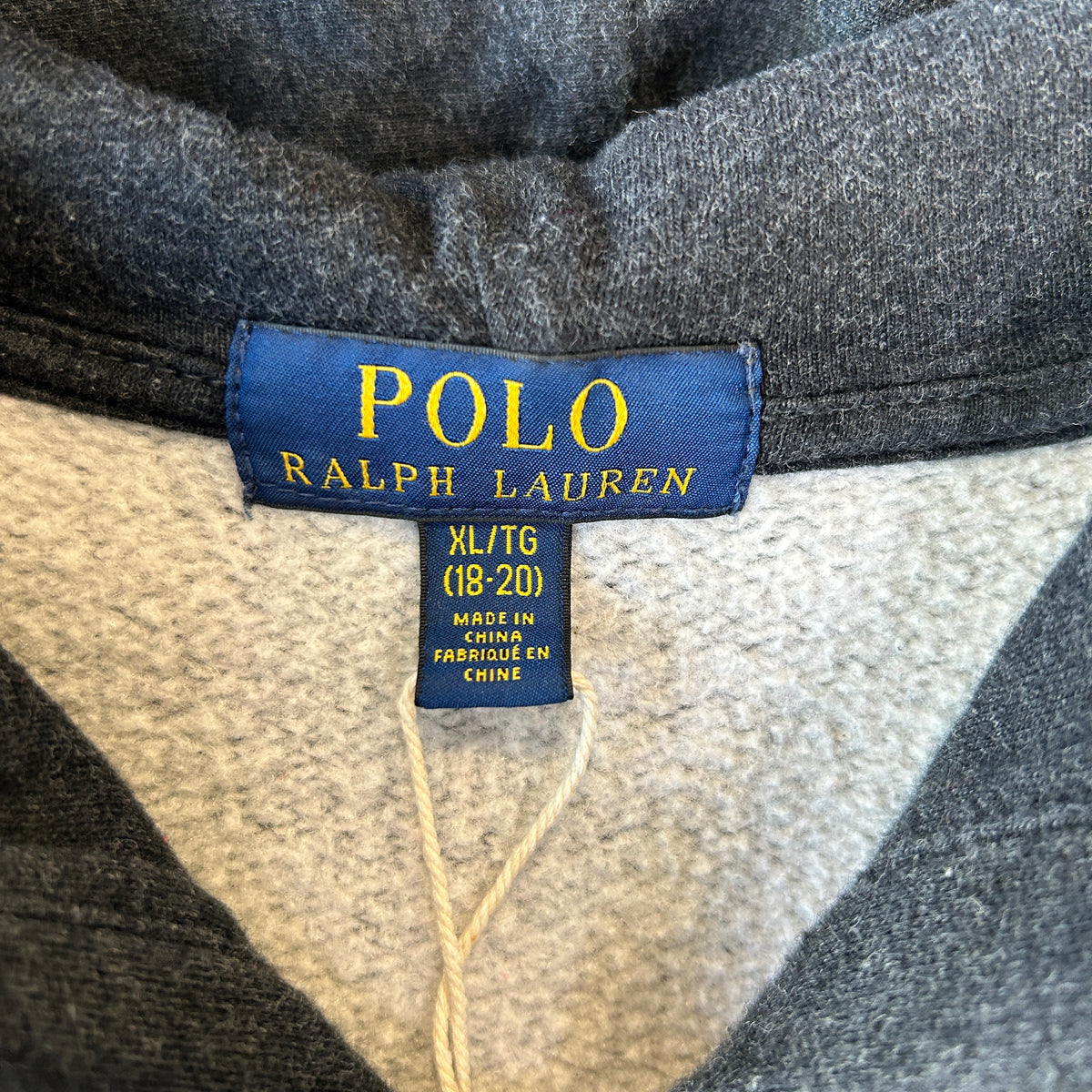 Polo Ralph Lauren ラルフローレン ジップフーディー スウェットパーカー チャコール/C1585S-SO