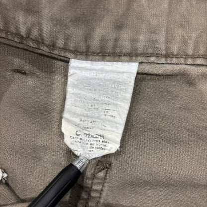 00's Carhartt カーハート ダック ハーフパンツ ブラウン系 (サイズ不明 w35相当)/B4028P-SO